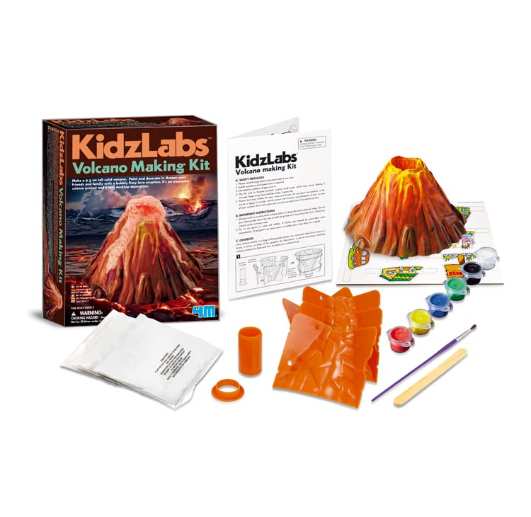 4M KidzLabs Volcano Making Kit, DIY Science Kit STEM, For Boys & Girls Ages 8+ - Image 4